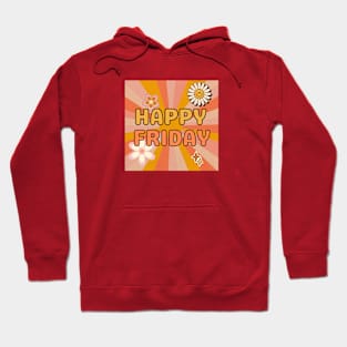 Happy Friday - Retro Vibe Hoodie